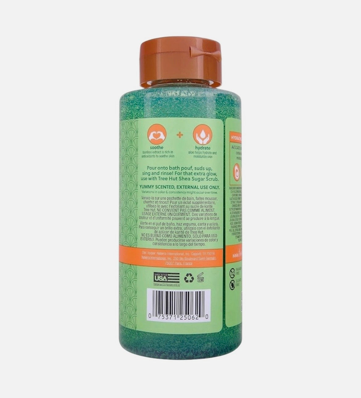 Tree Hut Body Wash, Palm Grove, 18 Fl Oz Hydrating & Moisturizing Shower Gel