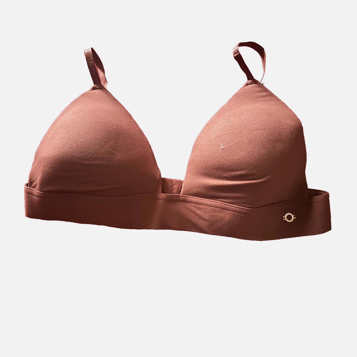 Danskin Intimates 38C Nude Wireless T-Shirt Bra Adjustable Straps Hook Back