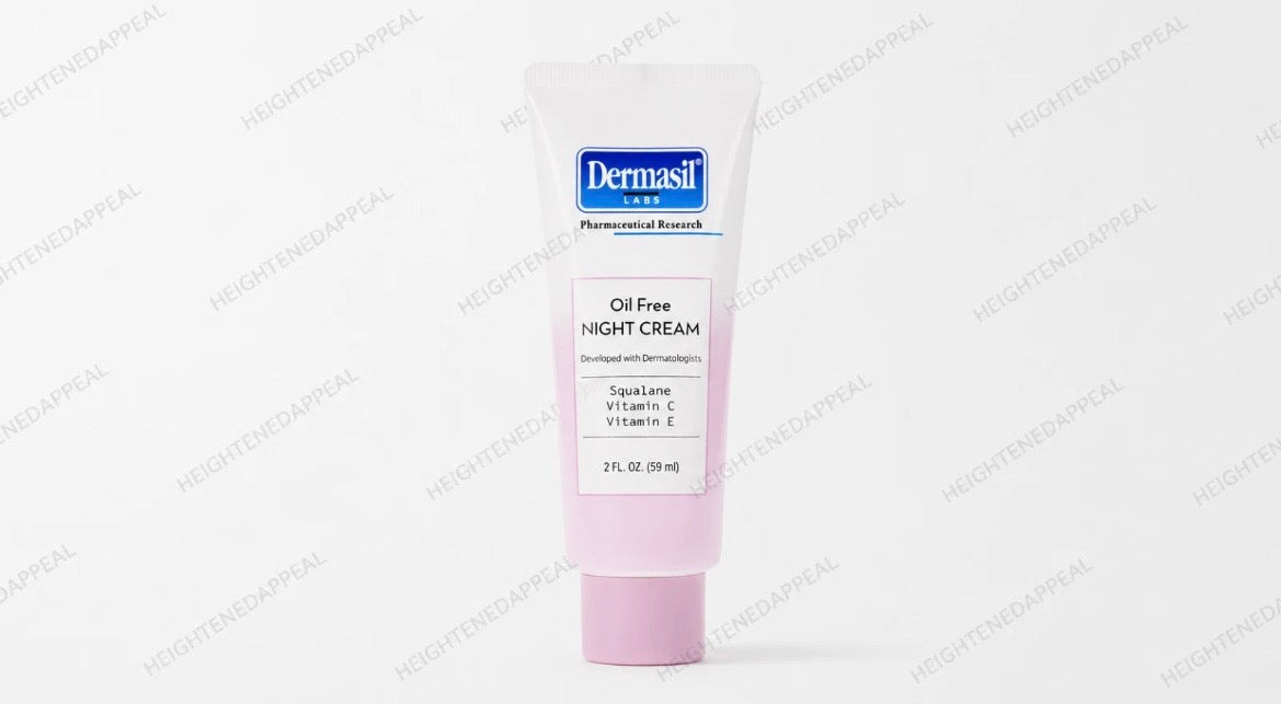 Dermasil Oil Free Night Facial Cream -Vitamin C & E 2 fl oz