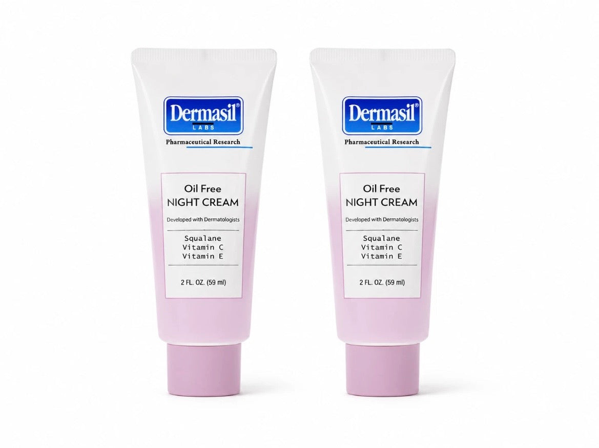 Dermasil Daily Night Cream – Set of 2 (2 fl oz / 59 ml each)
