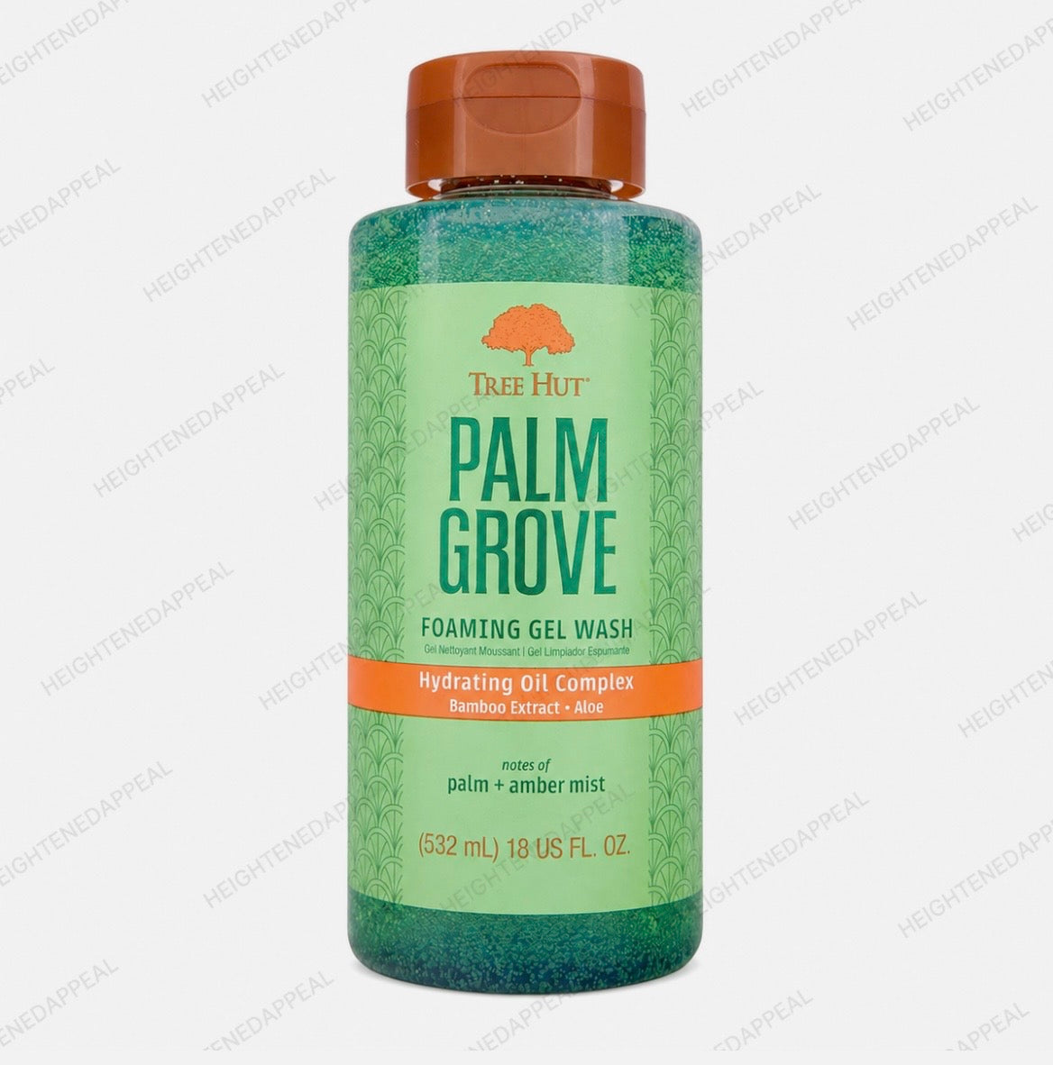 Tree Hut Body Wash, Palm Grove, 18 Fl Oz Hydrating & Moisturizing Shower Gel