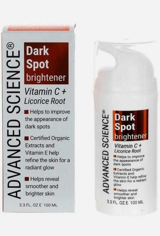 Advanced Science Dark Spot Brightening Vitamin C + Licorice Root 3.3 Fl Oz Pump